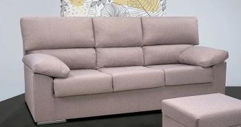 SOFA 3 PLAZAS 3 ASIENTOS FIJO MODELO RUBEN en RelaxMuebles.com