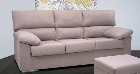 SOFA 3 PLAZAS 3 ASIENTOS FIJO MODELO RUBEN en RelaxMuebles.com
