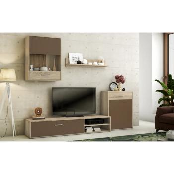 Salón Helena 220 cm. cambria-chocolate | Relax Muebles