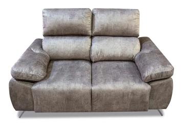 Sofá 2 plazas 170 cm. mod. Lancia camel, plata o marengo