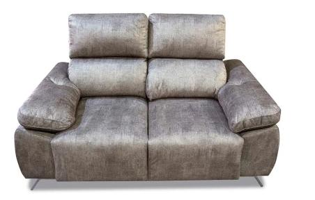 Sofá 2 plazas 170 cm. mod. Lancia camel, plata o marengo
