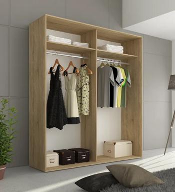 ARMARIO 2P CORREDERA BAENA CAMBRIA-BLANCO EN RELAXMUEBLES.COM 2