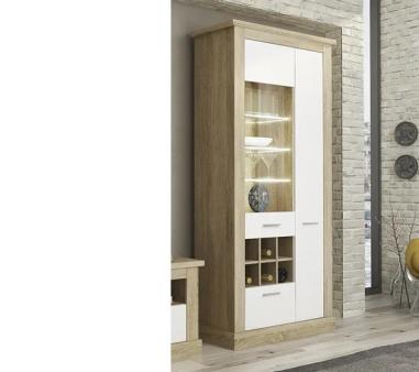 VITRINA ALTA LEDS  CHELLEN en RelaxMuebles.com