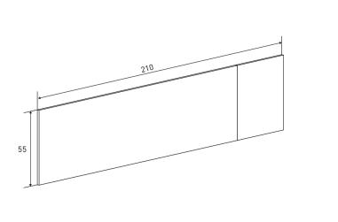 Cabecero matrimonio Solana 210 cm. ENTREGA RÁPIDA RelaxMuebles.com