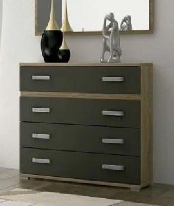 Comodín Priego 4 cajones en RelaxMuebles.com