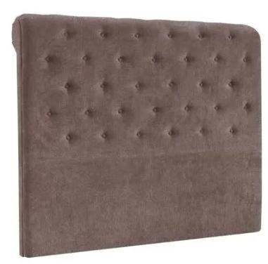 Cabecero tapizado Empire juvenil chocolate y gris en RelaxMuebles.com