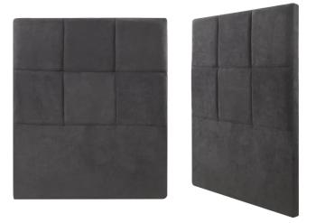Cabecero tapizado juvenil Sophie chocolate y gris en Relax Muebles 2
