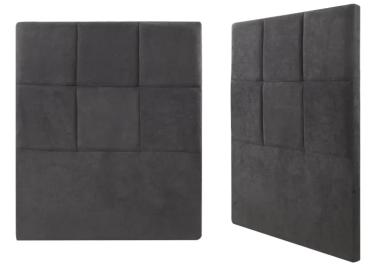 Cabecero tapizado juvenil Sophie chocolate y gris en Relax Muebles