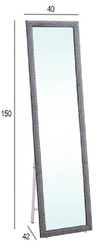 Espejo Cardiff 150x40 Negro RelaxMuebles 2