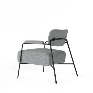 Butaca Breda Gris Claro | Relax Muebles