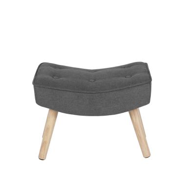Reposapies Dublin Gris Oscuro | Relax Muebles