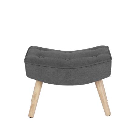 Reposapies Dublin Gris Oscuro | Relax Muebles