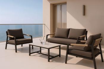 Set Muscat Sofa+sillones+mesa Centro | Relax Muebles