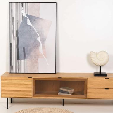 Cuadro Rayfish 80*120 Negro | Relax Muebles