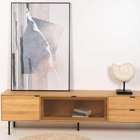 Cuadro Rayfish 80*120 Negro | Relax Muebles