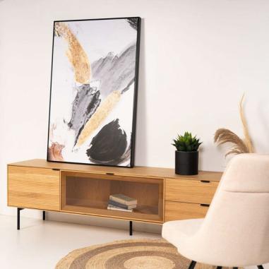 Cuadro Pincell 80*120 Negro | Relax Muebles