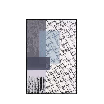 Cuadro Tetris 80*120 Negro | Relax Muebles