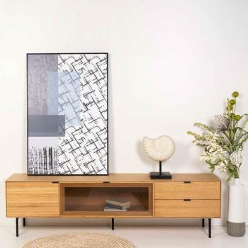 Cuadro Tetris 80*120 Negro | Relax Muebles 2