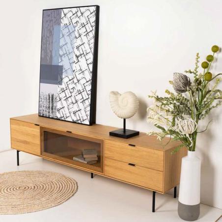 Cuadro Tetris 80*120 Negro | Relax Muebles