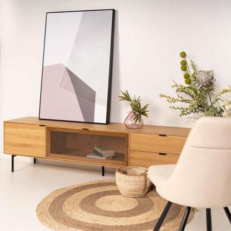 Cuadro Greys 80*120 Negro | Relax Muebles