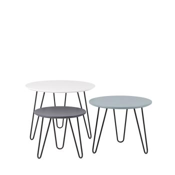 Set Centro Fabio Blanco+az+gr | Relax Muebles