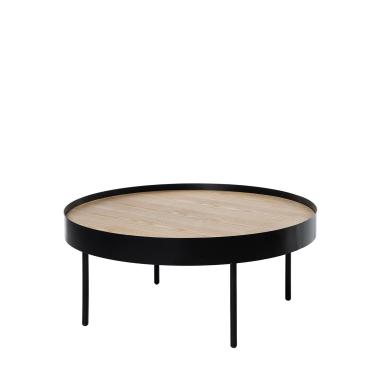 Mesa Centro Bill Roble/negro | Relax Muebles
