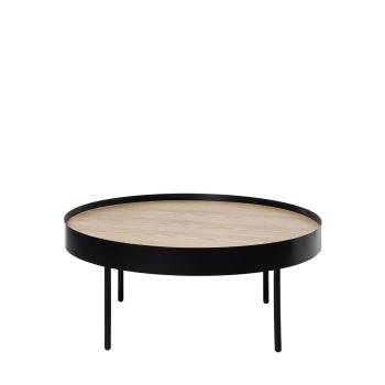 Mesa Centro Bill Roble/negro | Relax Muebles 2