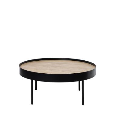 Mesa Centro Bill Roble/negro | Relax Muebles
