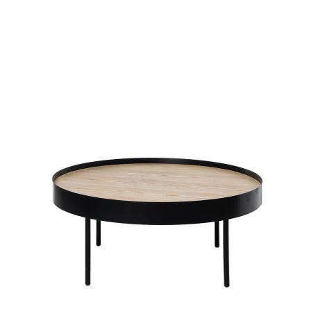 Mesa Centro Bill Roble/negro | Relax Muebles