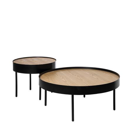 Mesa Centro Bill Roble/negro | Relax Muebles