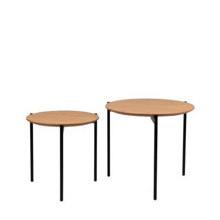 Mesa Centro Norton Roble/negro | Relax Muebles