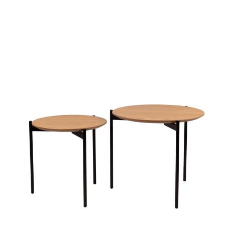 Mesa Centro Norton Roble/negro | Relax Muebles