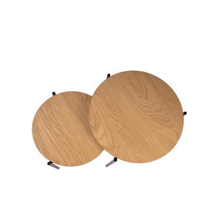 Mesa Centro Norton Roble/negro | Relax Muebles