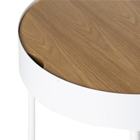Mesa Centro Andrew Roble/blanco | Relax Muebles