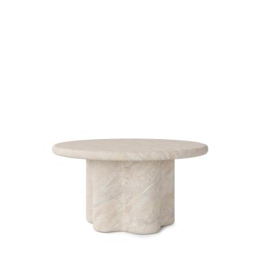Mesa Centro Luigi Marmol Travertino | Relax Muebles