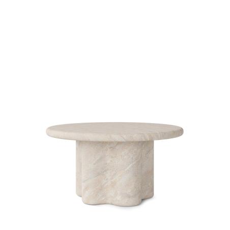 Mesa Centro Luigi Marmol Travertino | Relax Muebles