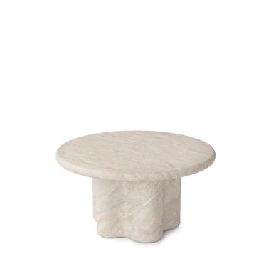 Mesa Centro Luigi Marmol Travertino | Relax Muebles