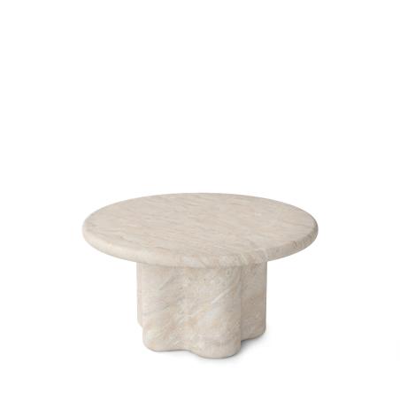 Mesa Centro Luigi Marmol Travertino | Relax Muebles