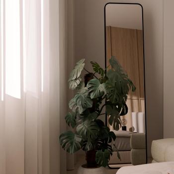 Espejo Rodas Negro | Relax Muebles 2