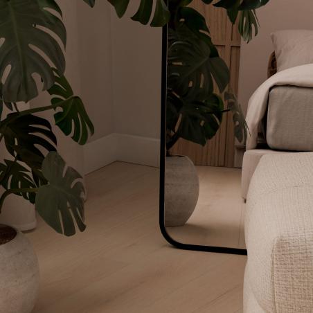 Espejo Rodas Negro | Relax Muebles