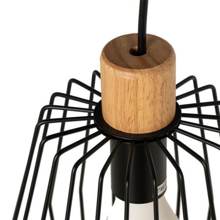 Lampara Techo Faura Negro | Relax Muebles