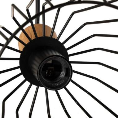 Lampara Techo Faura Negro | Relax Muebles