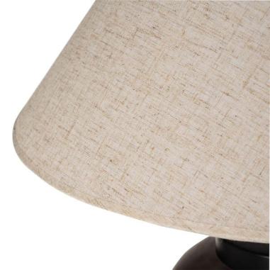 Lampara Sobremesa Yesa Negro | Relax Muebles