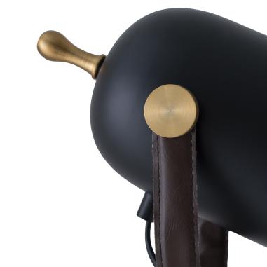 Lampara Suelo Nacia Negro | Relax Muebles