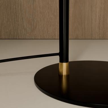 Lampara Suelo Nacia Negro | Relax Muebles