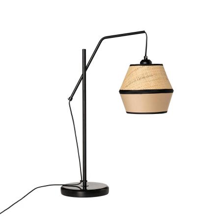 Lampara Sobremesa Rotta Natural/negro | Relax Muebles