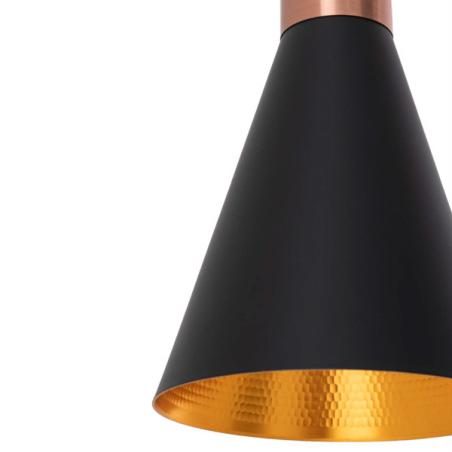 Lampara Techo Asevar Negro | Relax Muebles