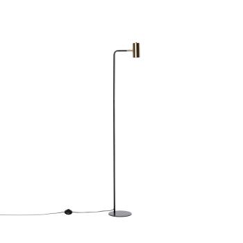 Lampara Suelo Rugat Negro | Relax Muebles