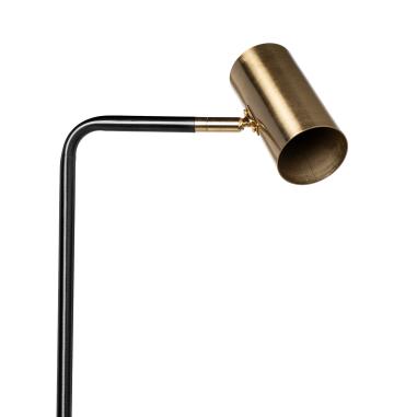 Lampara Suelo Rugat Negro | Relax Muebles