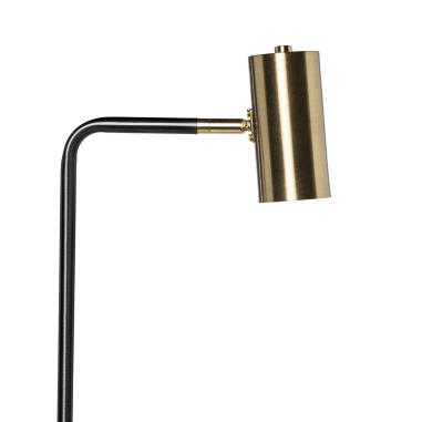 Lampara Suelo Rugat Negro | Relax Muebles